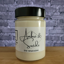 Charger l'image dans la galerie, Bougie de soya - Ambre & Suède