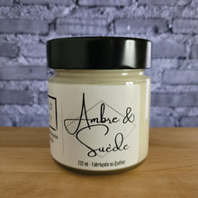 Charger l'image dans la galerie, Bougie de soya - Ambre & Suède