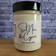 Charger l'image dans la galerie, Bougie de soya - Sel Noir et Cyprès