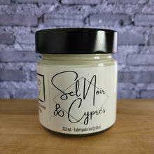 Charger l'image dans la galerie, Bougie de soya - Sel Noir et Cyprès