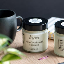 Charger l'image dans la galerie, Kiwi-Yuzu & Fruit de la passion - Bougie avec étiquette personnalisée