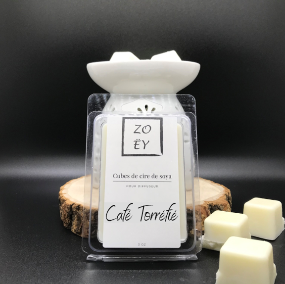 Cubes de cire de soya pour diffuseur  - Café Torréfié