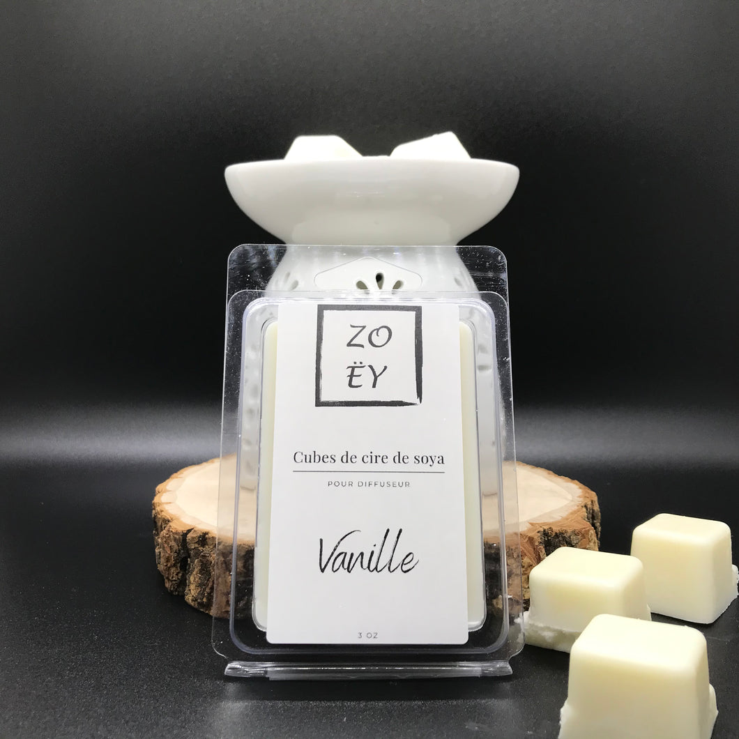 Cubes de cire de soya pour diffuseur - Vanille